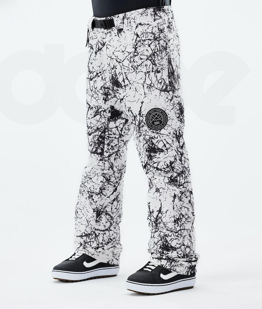 Pantalones Snowboard Dope Blizzard 2021 Hombre Blancas Negras | ESVD2563