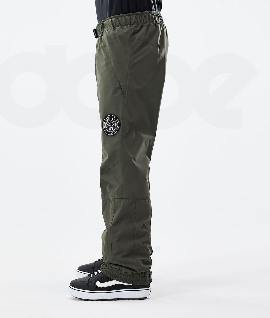 Pantalones Snowboard Dope Blizzard 2021 Hombre Verde Oliva Verde | ESZG2566