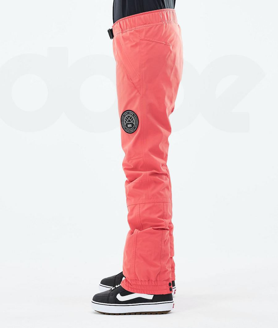 Pantalones Snowboard Dope Blizzard W 2021 Mujer Rojas | ESTV3246