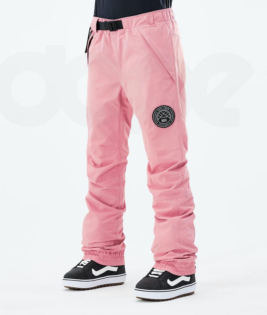 Pantalones Snowboard Dope Blizzard W 2021 Mujer Rosas | ESYU3245