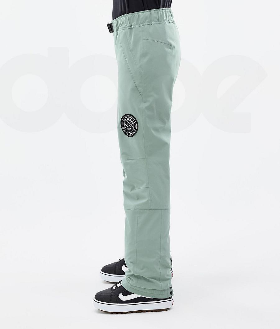 Pantalones Snowboard Dope Blizzard W Mujer Verde | ESHK3235