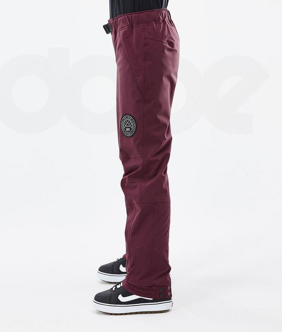 Pantalones Snowboard Dope Blizzard W Mujer Burdeos | ESSO3239