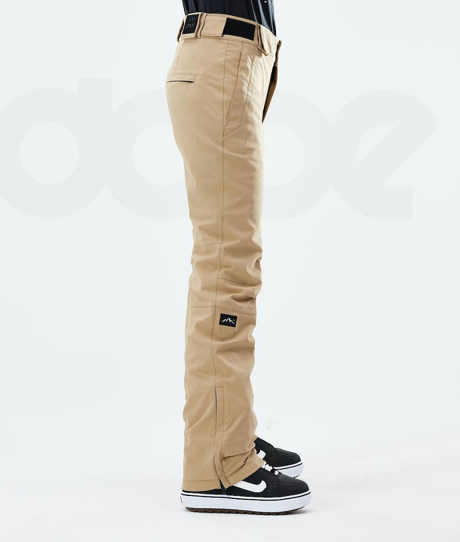 Pantalones Snowboard Dope Con W 2021 Mujer Kaki | ESGL3263