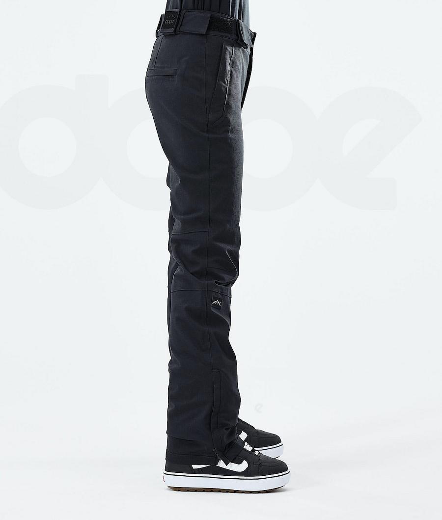 Pantalones Snowboard Dope Con W 2021 Mujer Negras | ESHK3262