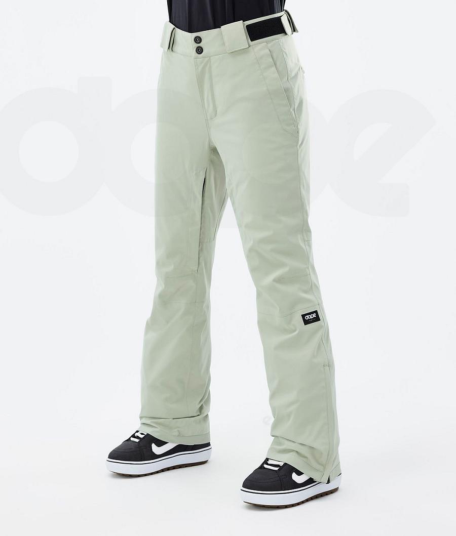 Pantalones Snowboard Dope Con W Soft Mujer Verde | ESAP3267