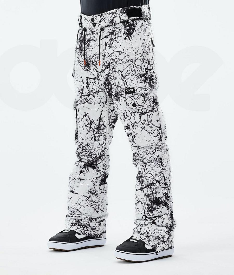 Pantalones Snowboard Dope Iconic 2021 Hombre Blancas Negras | ESBC2588