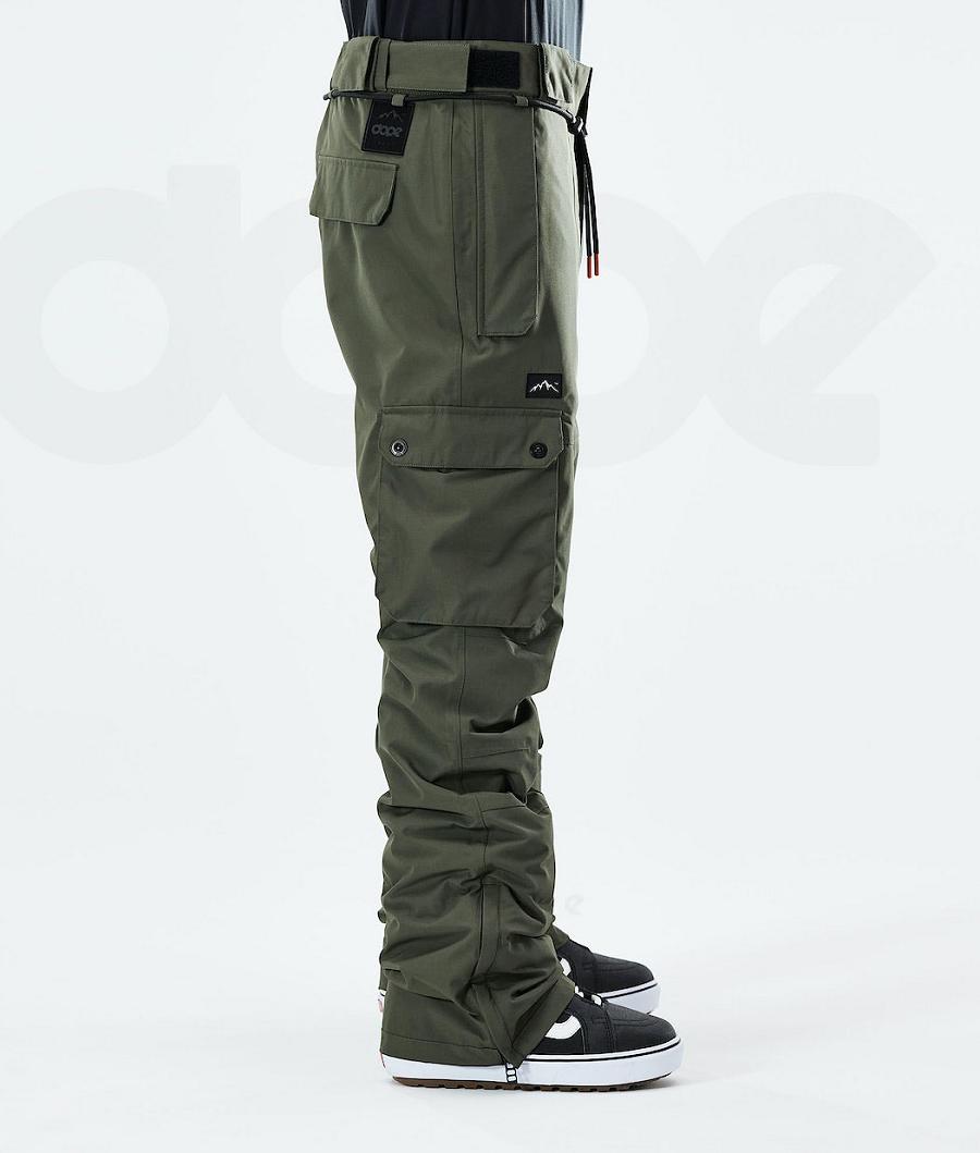 Pantalones Snowboard Dope Iconic 2021 Hombre Verde Oliva Verde | ESNB2587