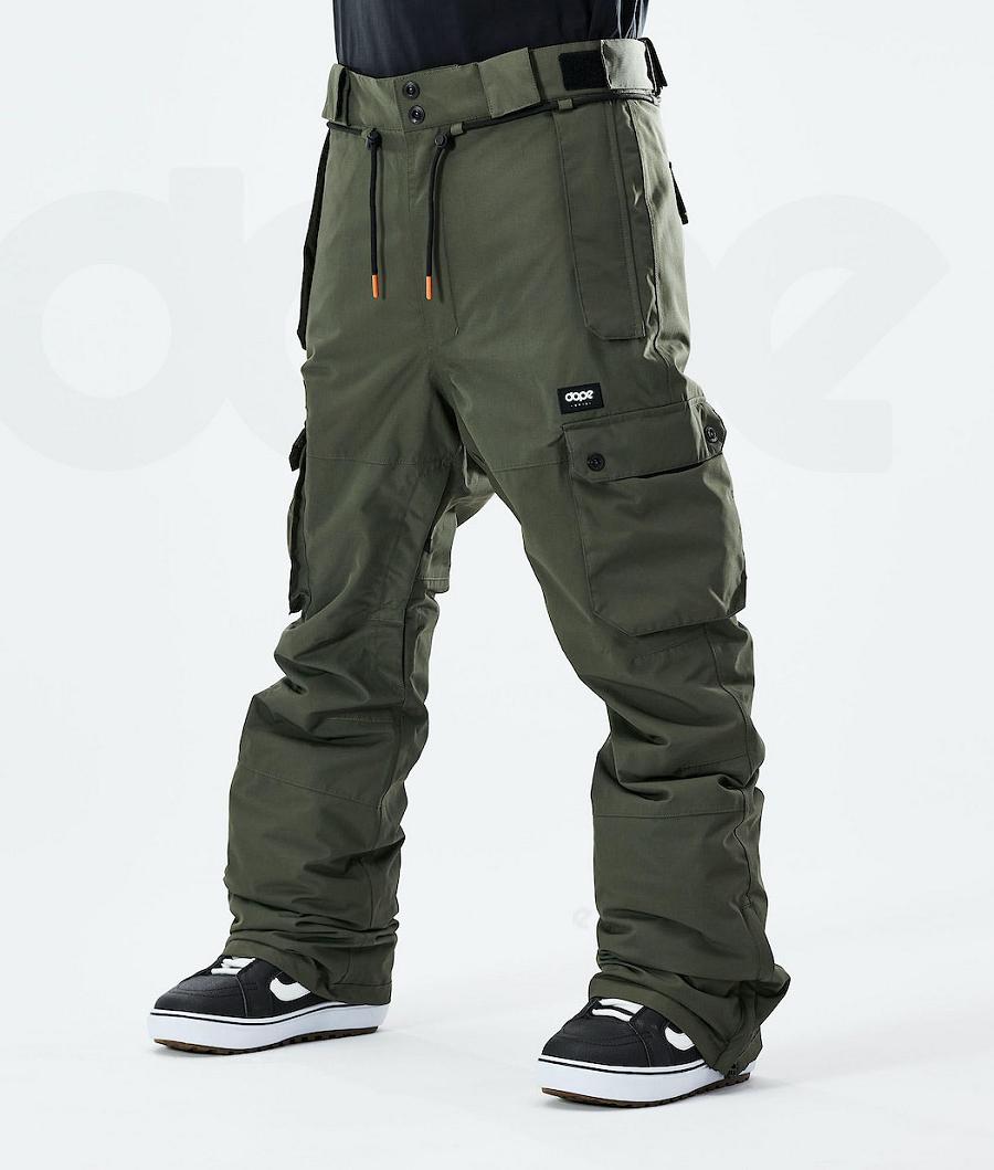 Pantalones Snowboard Dope Iconic 2021 Hombre Verde Oliva Verde | ESNB2587