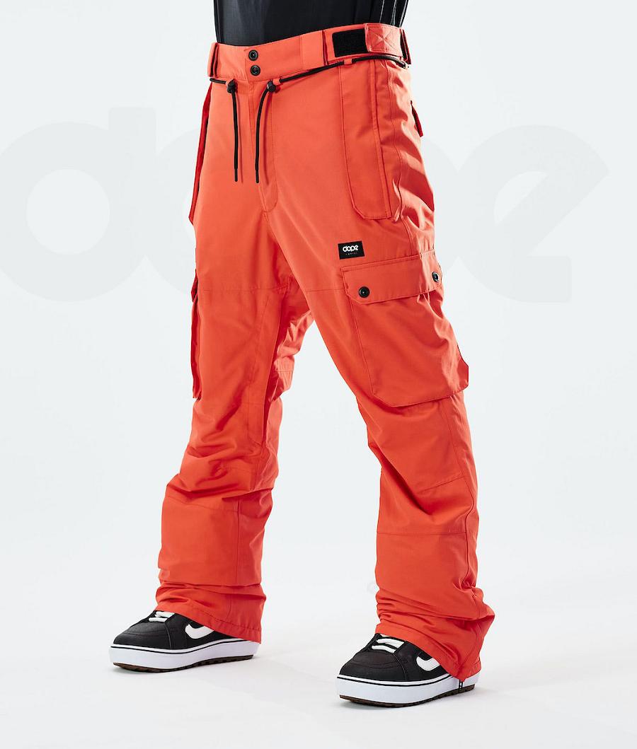 Pantalones Snowboard Dope Iconic 2021 Hombre Naranjas | ESWY2584