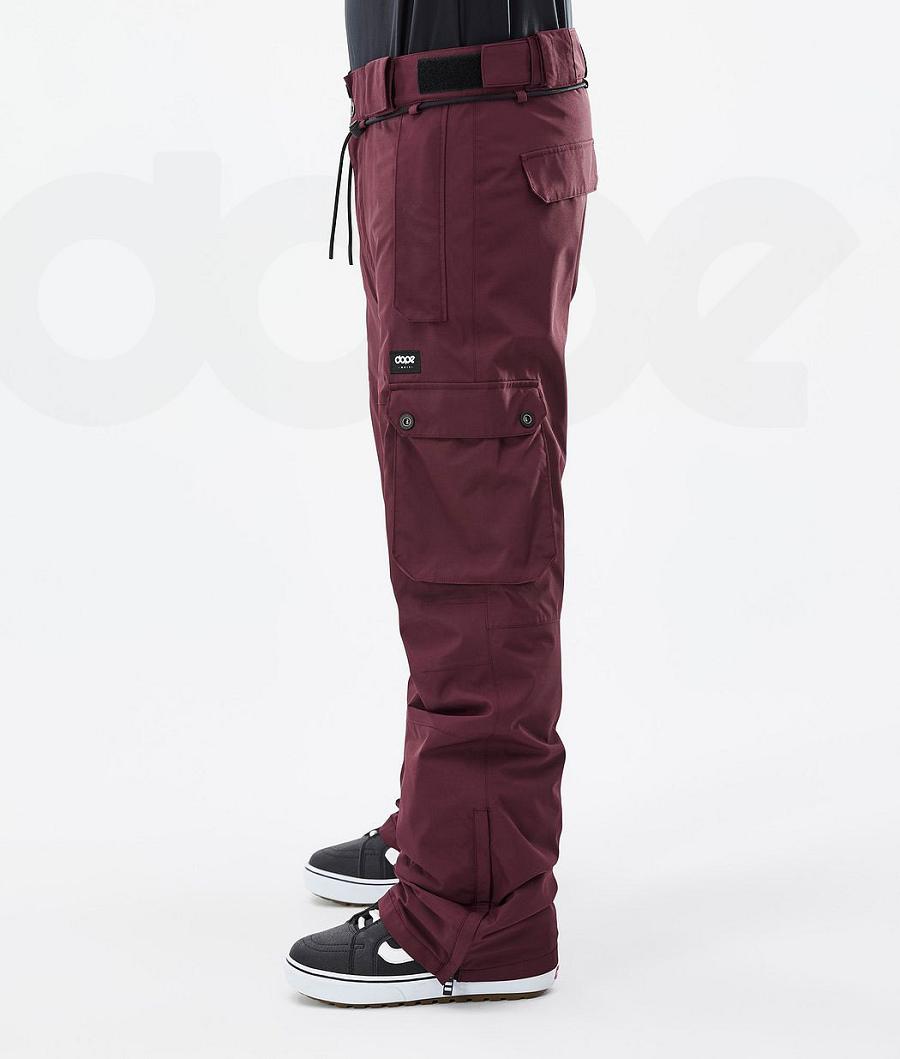 Pantalones Snowboard Dope Iconic Don Hombre Burdeos | ESLH2593