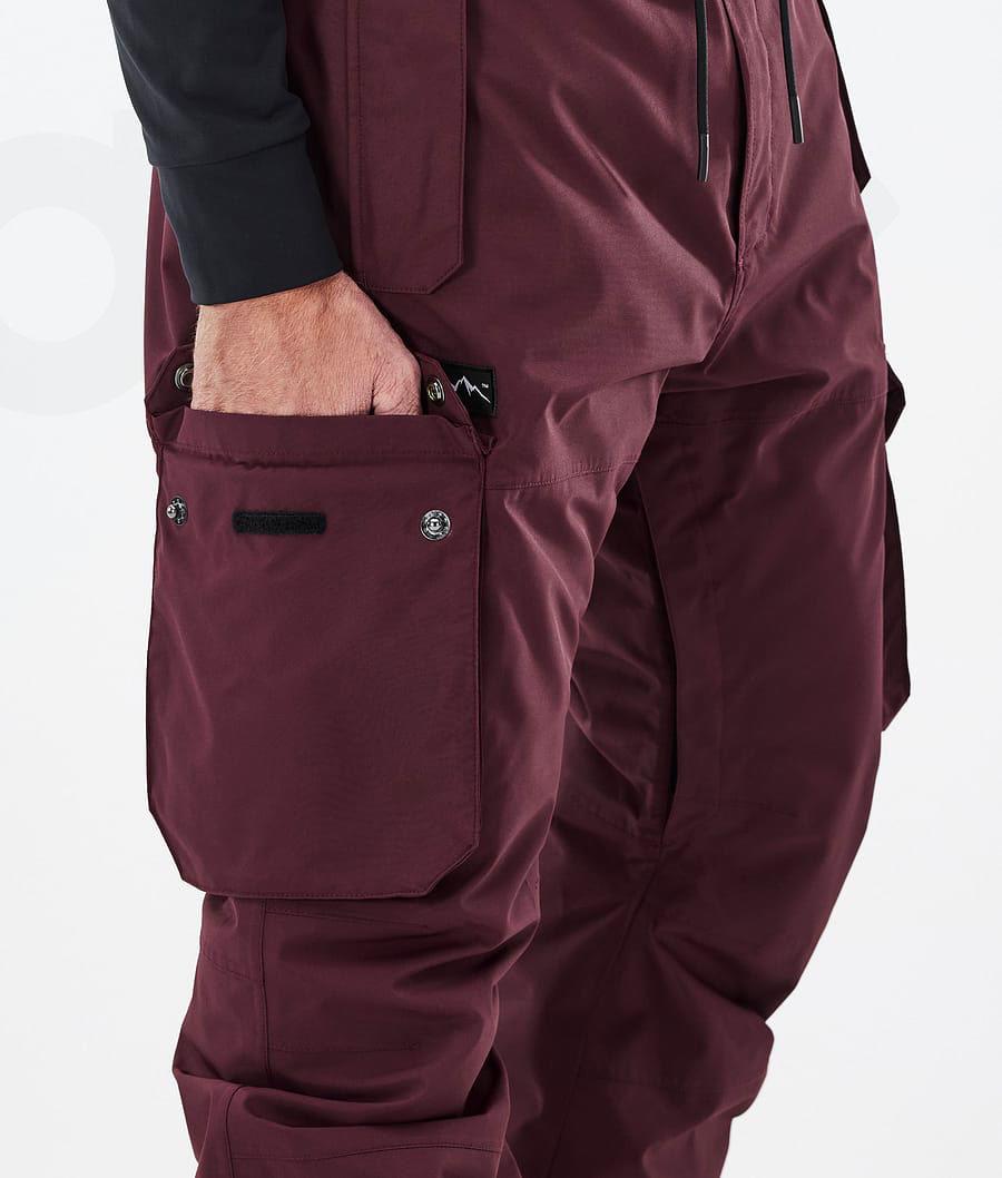 Pantalones Snowboard Dope Iconic Don Hombre Burdeos | ESLH2593