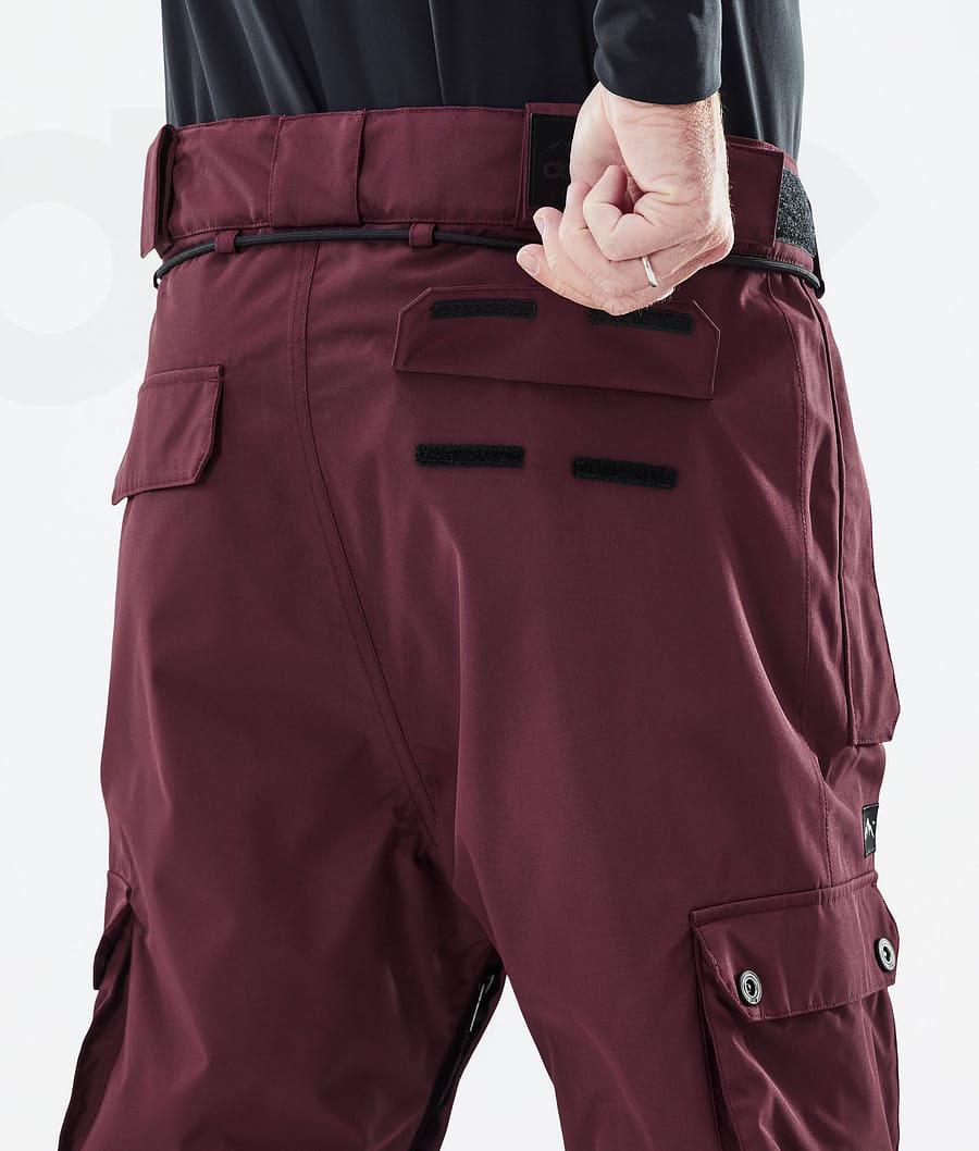 Pantalones Snowboard Dope Iconic Don Hombre Burdeos | ESLH2593