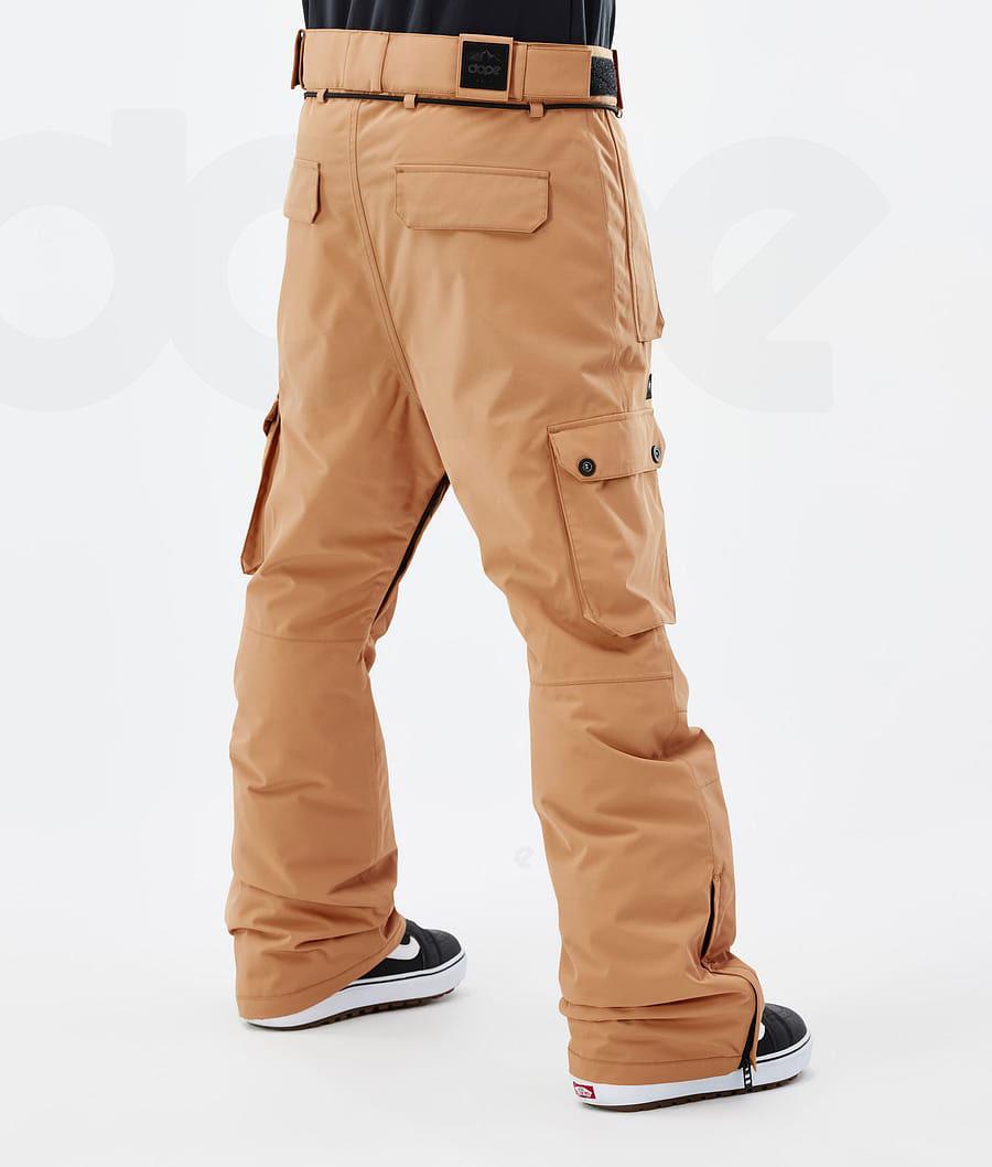 Pantalones Snowboard Dope Iconic Hombre Kaki Amarillo | ESGL2571