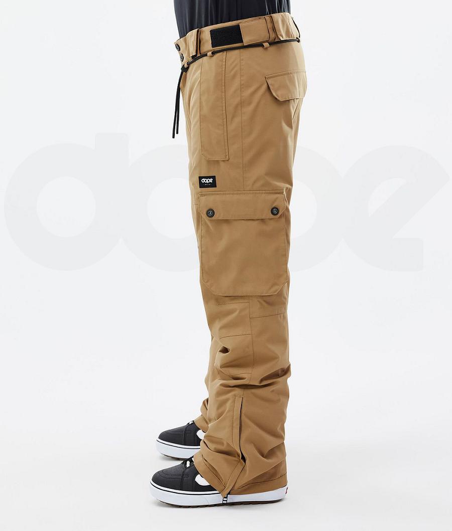 Pantalones Snowboard Dope Iconic Hombre Doradas | ESHK2570