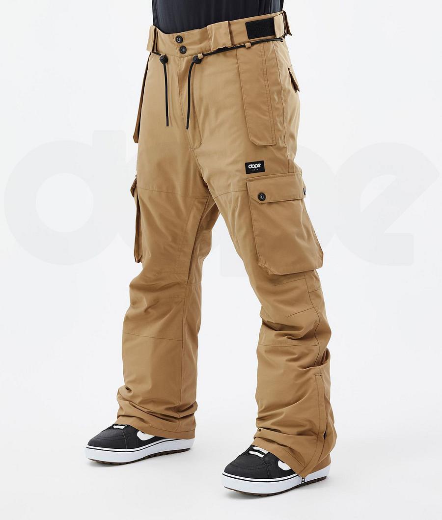 Pantalones Snowboard Dope Iconic Hombre Doradas | ESHK2570