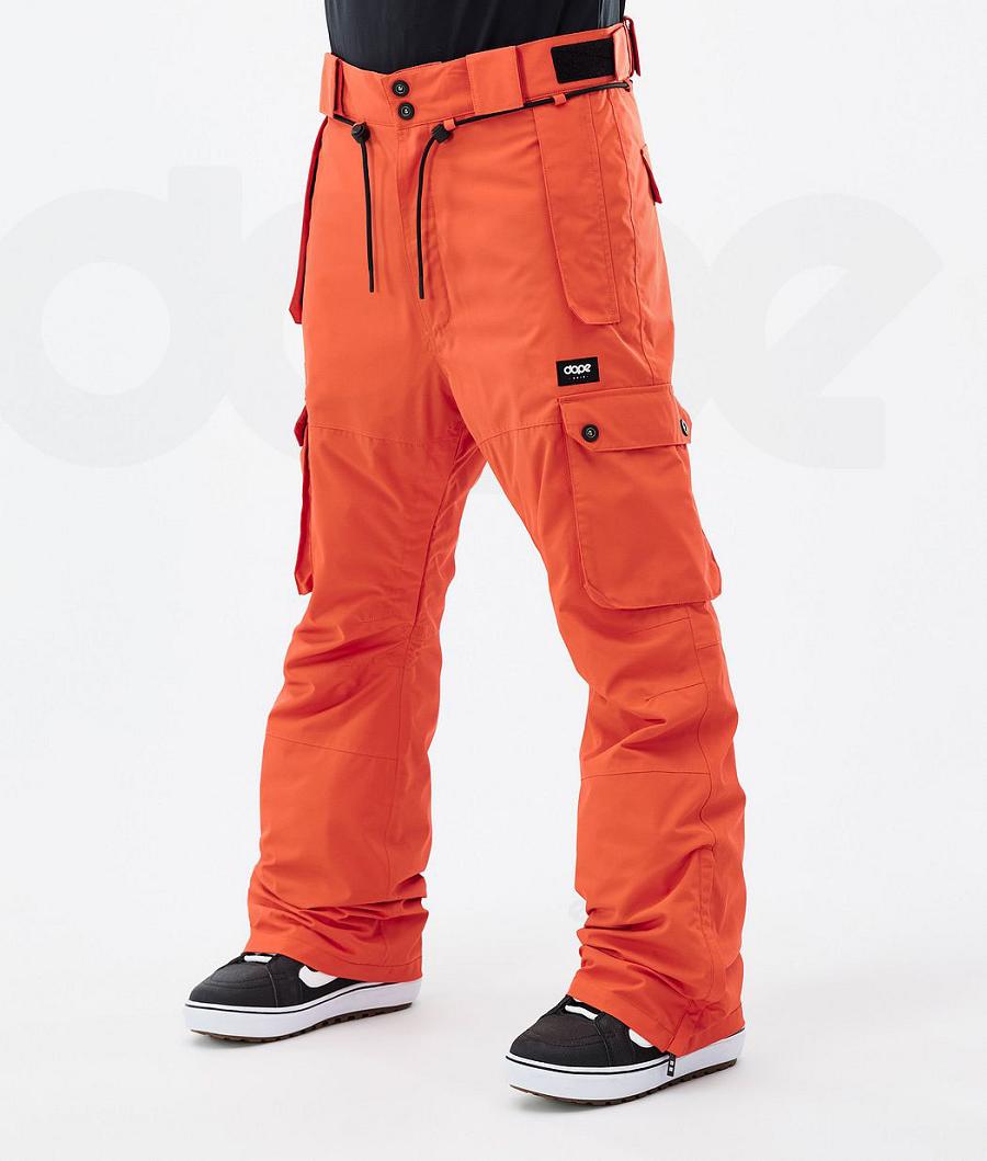 Pantalones Snowboard Dope Iconic Hombre Naranjas | ESSO2574