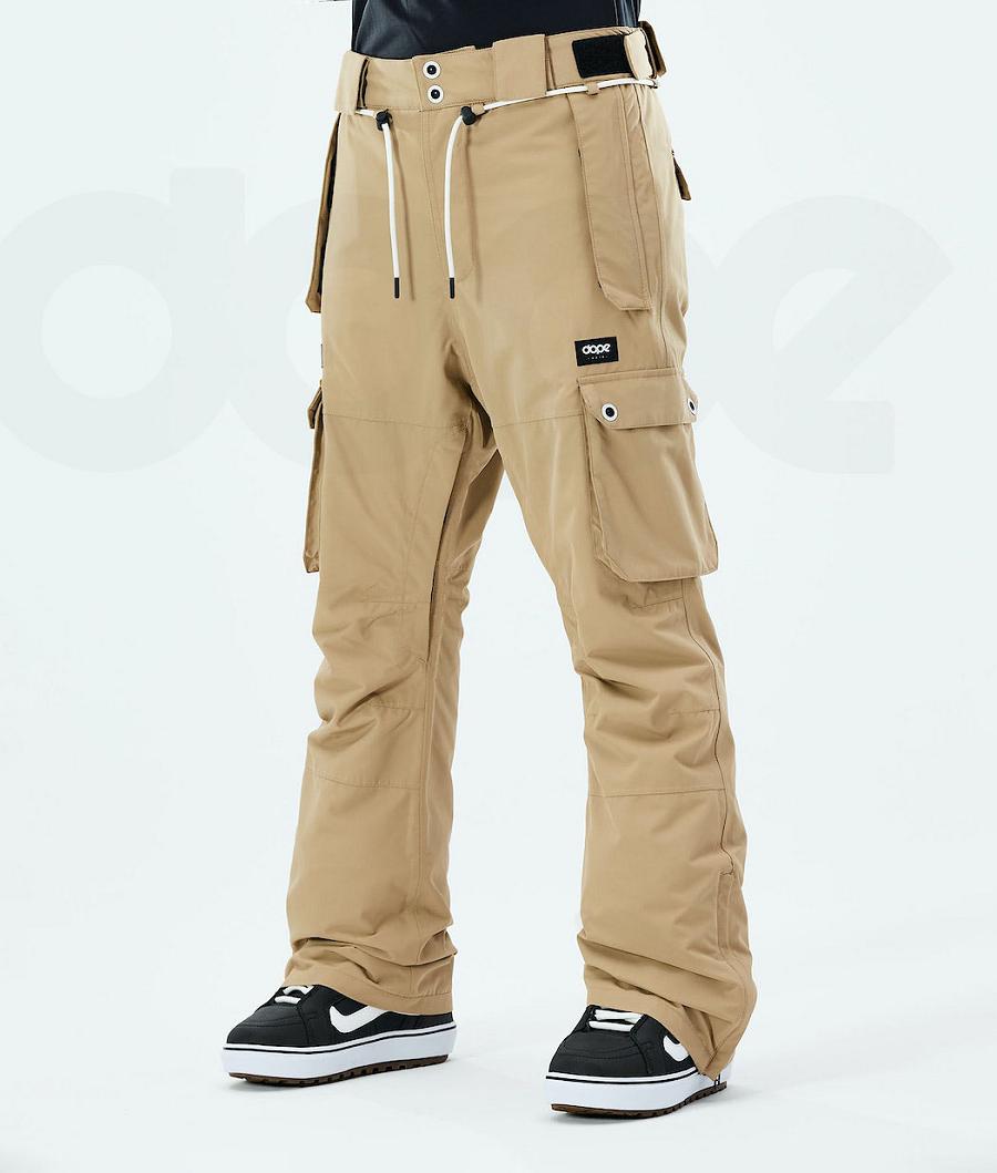 Pantalones Snowboard Dope Iconic W 2021 Mujer Kaki | ESDN3283