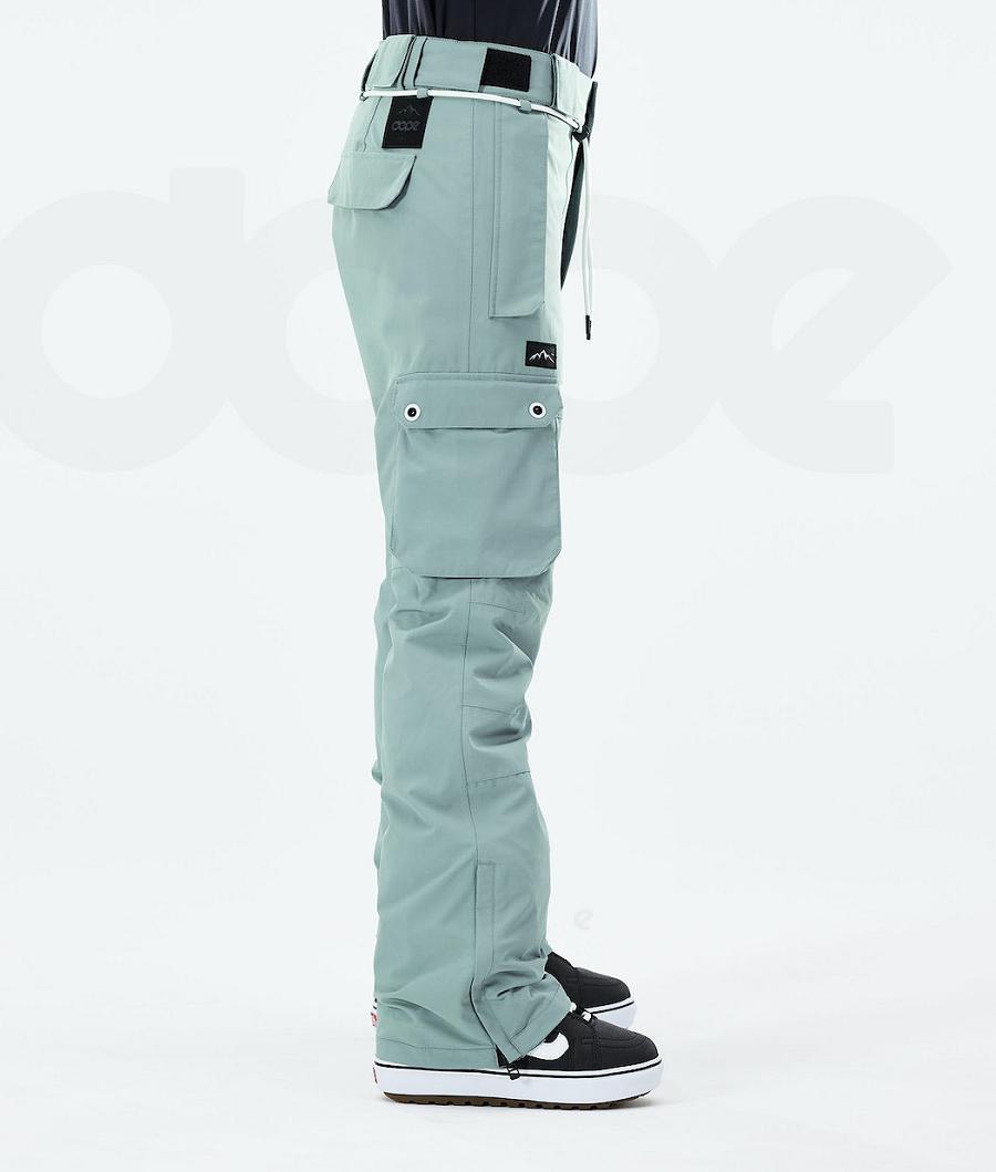 Pantalones Snowboard Dope Iconic W 2021 Mujer Verde | ESFM3282