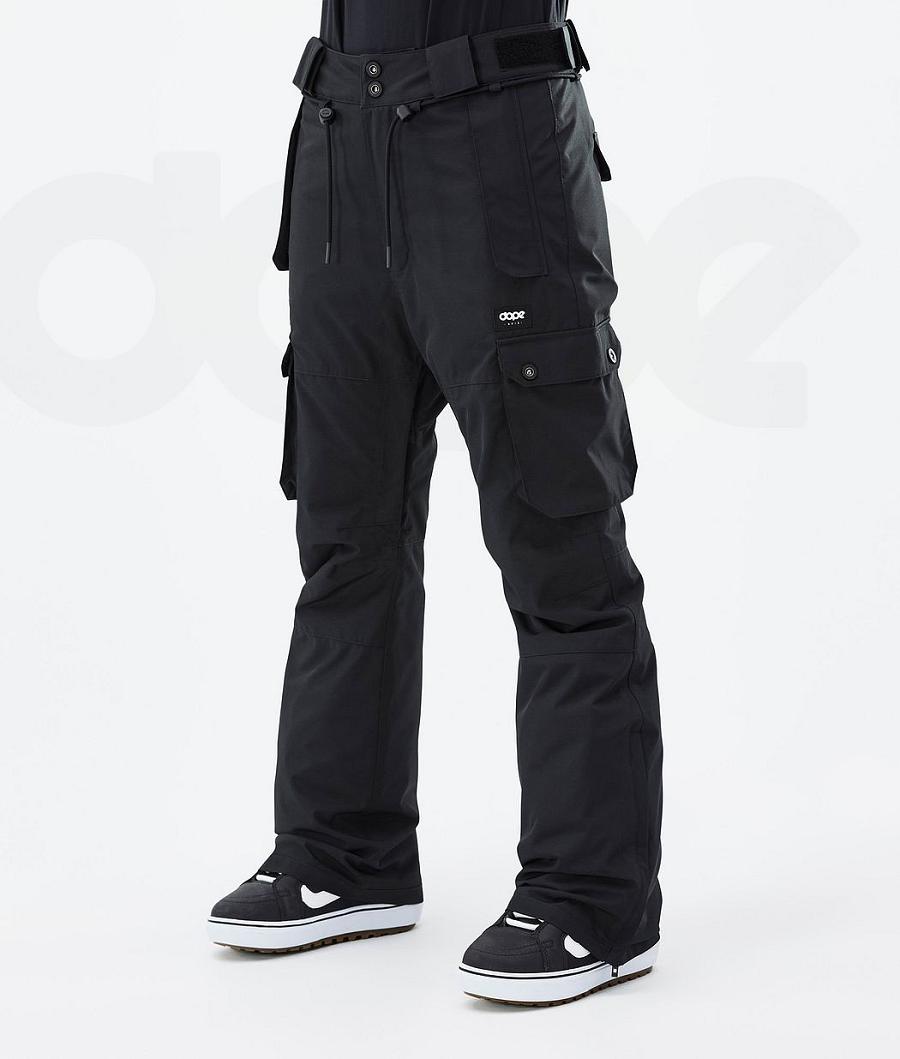 Pantalones Snowboard Dope Iconic W Mujer Negras | ESPQ3268