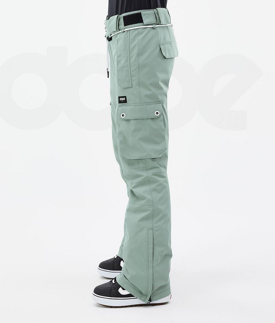 Pantalones Snowboard Dope Iconic W Mujer Verde Menta | ESRW3274