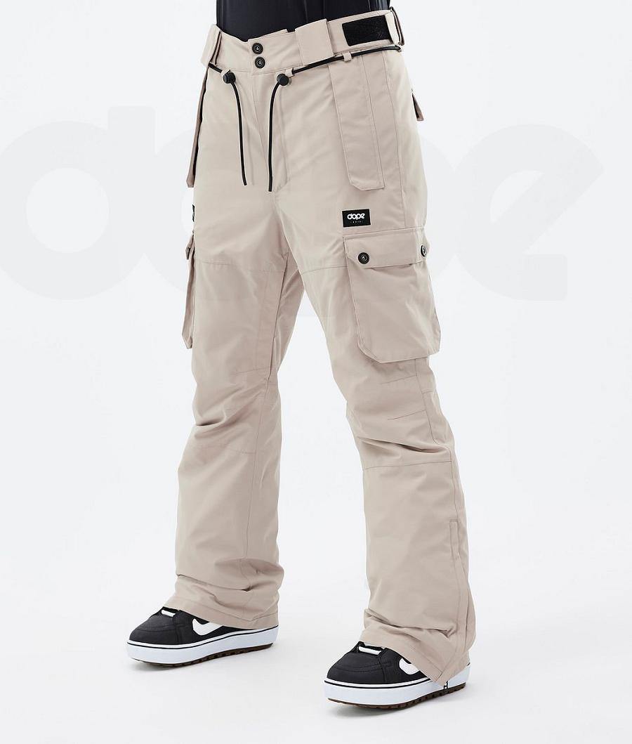 Pantalones Snowboard Dope Iconic W Mujer Marrones | ESUT3271