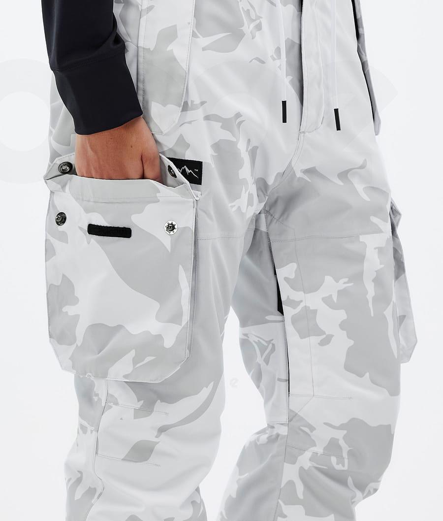 Pantalones Snowboard Dope Iconic W Mujer Gris Camuflaje | ESWY3276