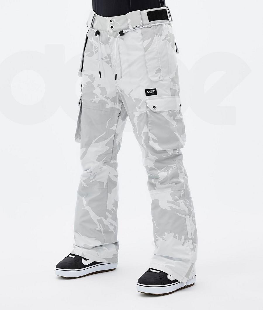 Pantalones Snowboard Dope Iconic W Mujer Gris Camuflaje | ESWY3276