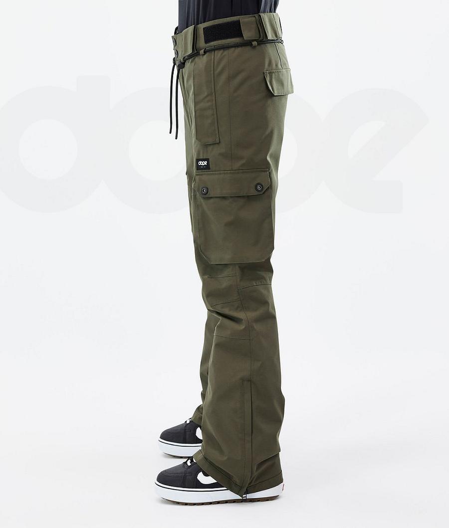 Pantalones Snowboard Dope Iconic W Mujer Verde Oliva Verde | ESYU3272