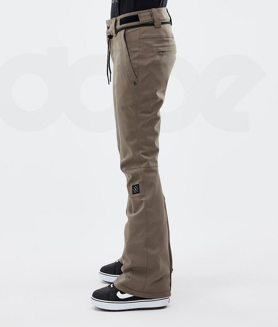 Pantalones Snowboard Dope Tigress W Mujer Cafe | ESWY3294