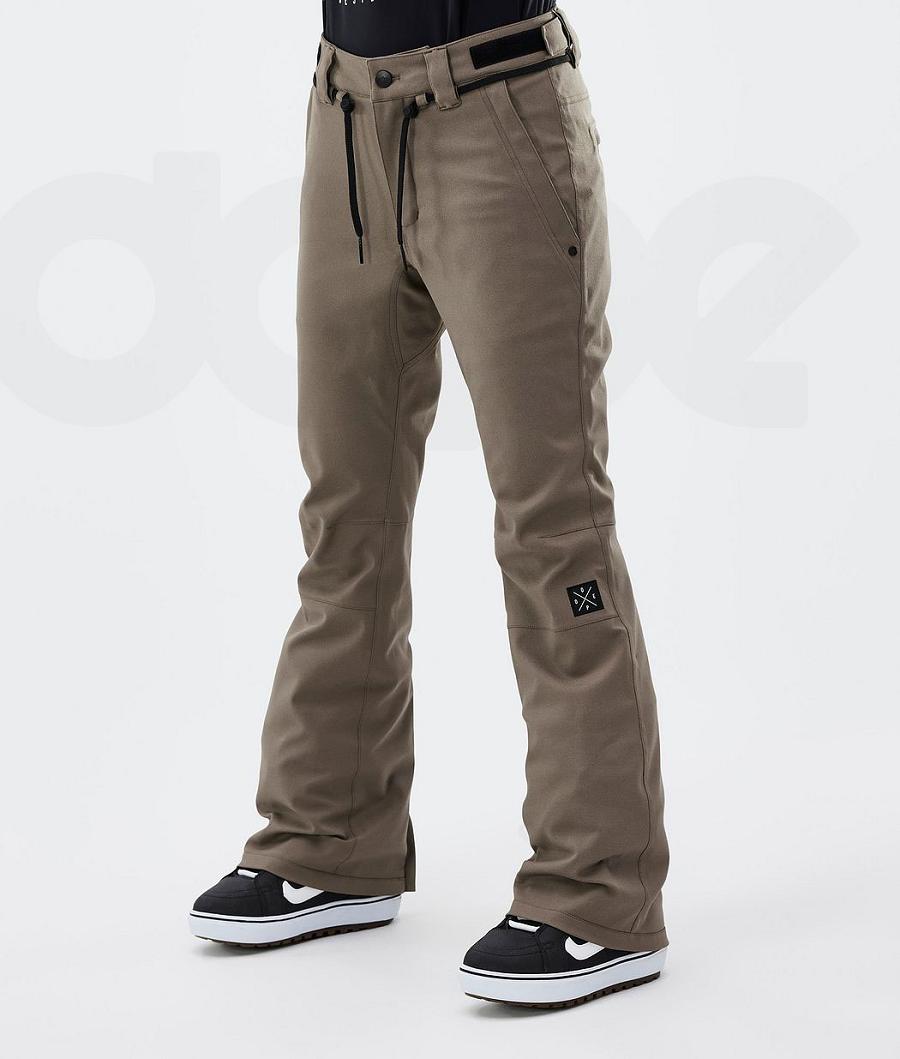 Pantalones Snowboard Dope Tigress W Mujer Cafe | ESWY3294