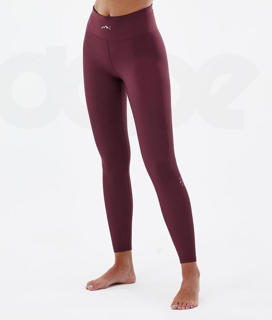 Pantalón Térmico Dope Snuggle W 2X-Up Mujer Burdeos | ESQZ3912