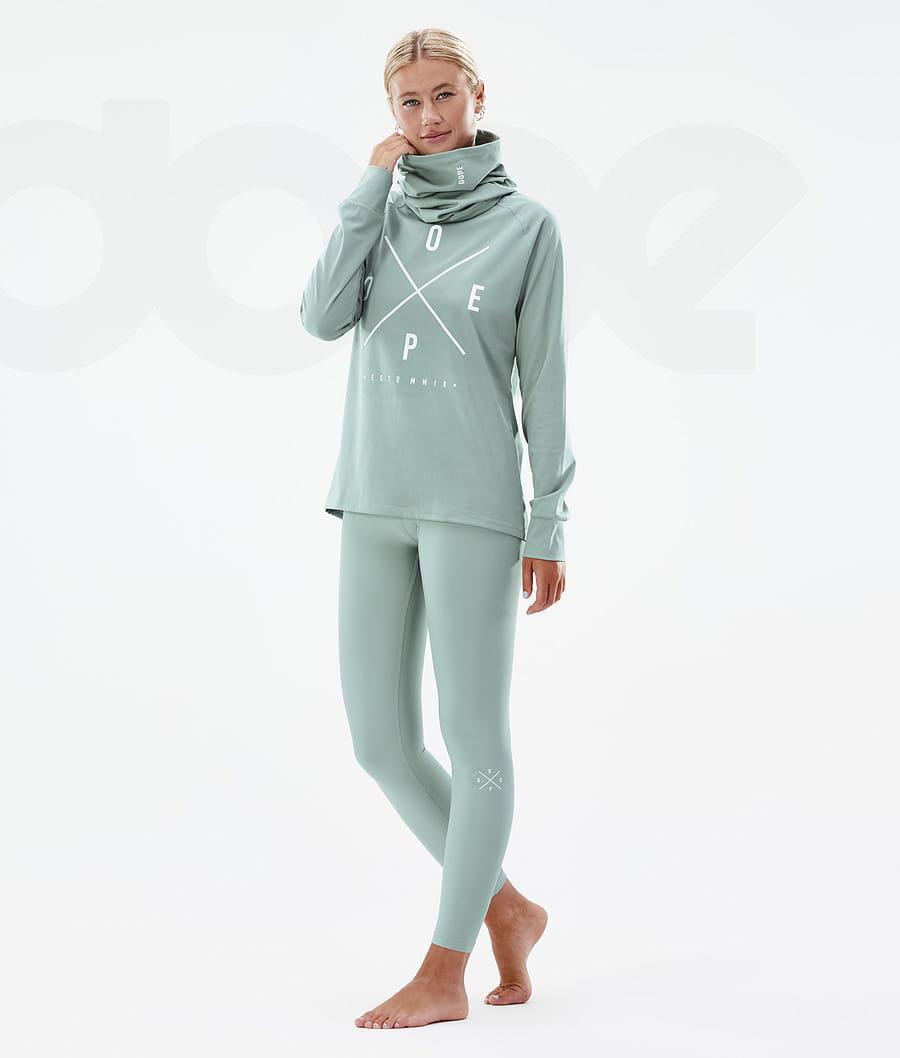 Pantalón Térmico Dope Snuggle W 2X-Up Mujer Verde | ESYU3907