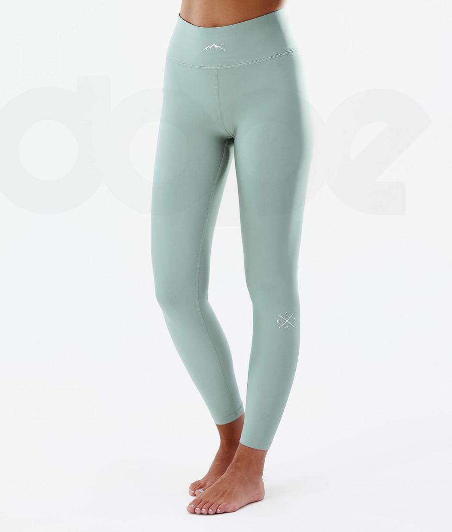 Pantalón Térmico Dope Snuggle W 2X-Up Mujer Verde | ESYU3907