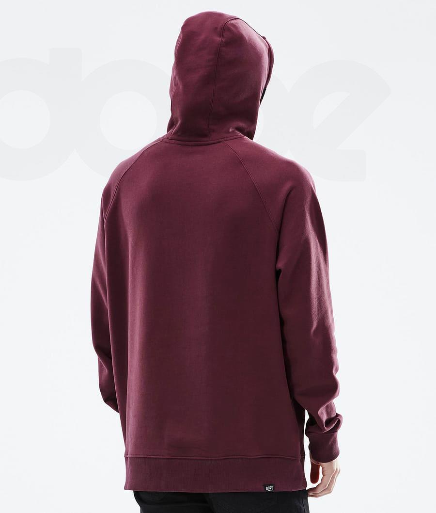 Sudadera Con Capucha Dope Common 2X-Up Hombre Burdeos | ESDN2999