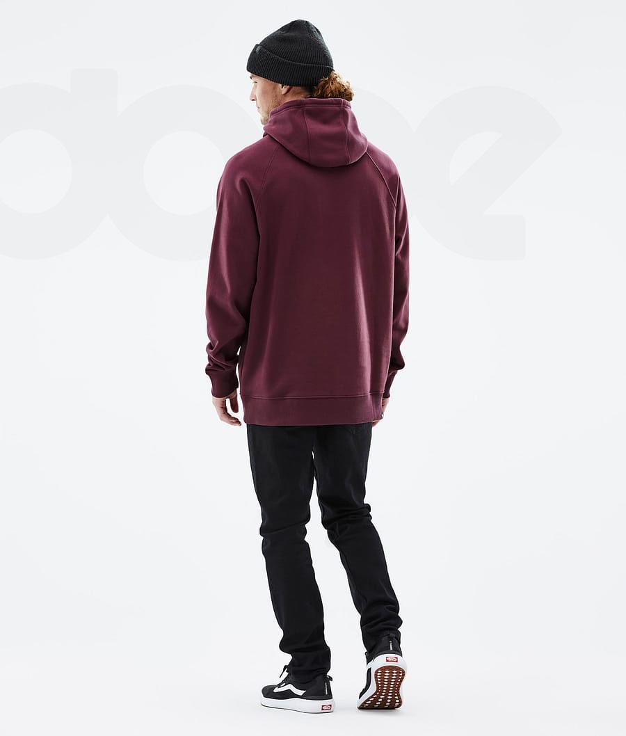 Sudadera Con Capucha Dope Common 2X-Up Hombre Burdeos | ESDN2999