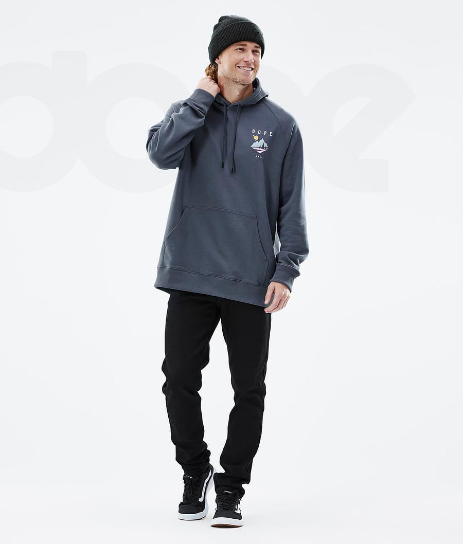 Sudadera Con Capucha Dope Common Pine Hombre Azules | ESIS3004