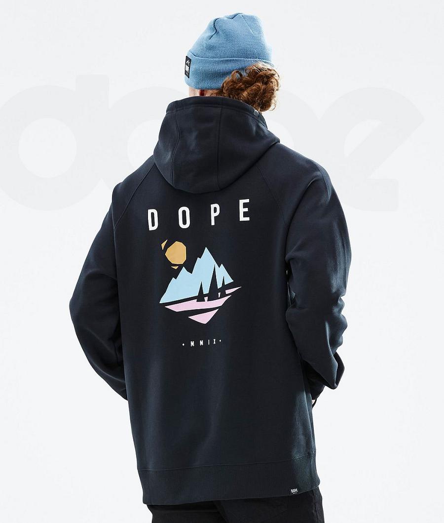 Sudadera Con Capucha Dope Common Pine Hombre Negras | ESUT3005