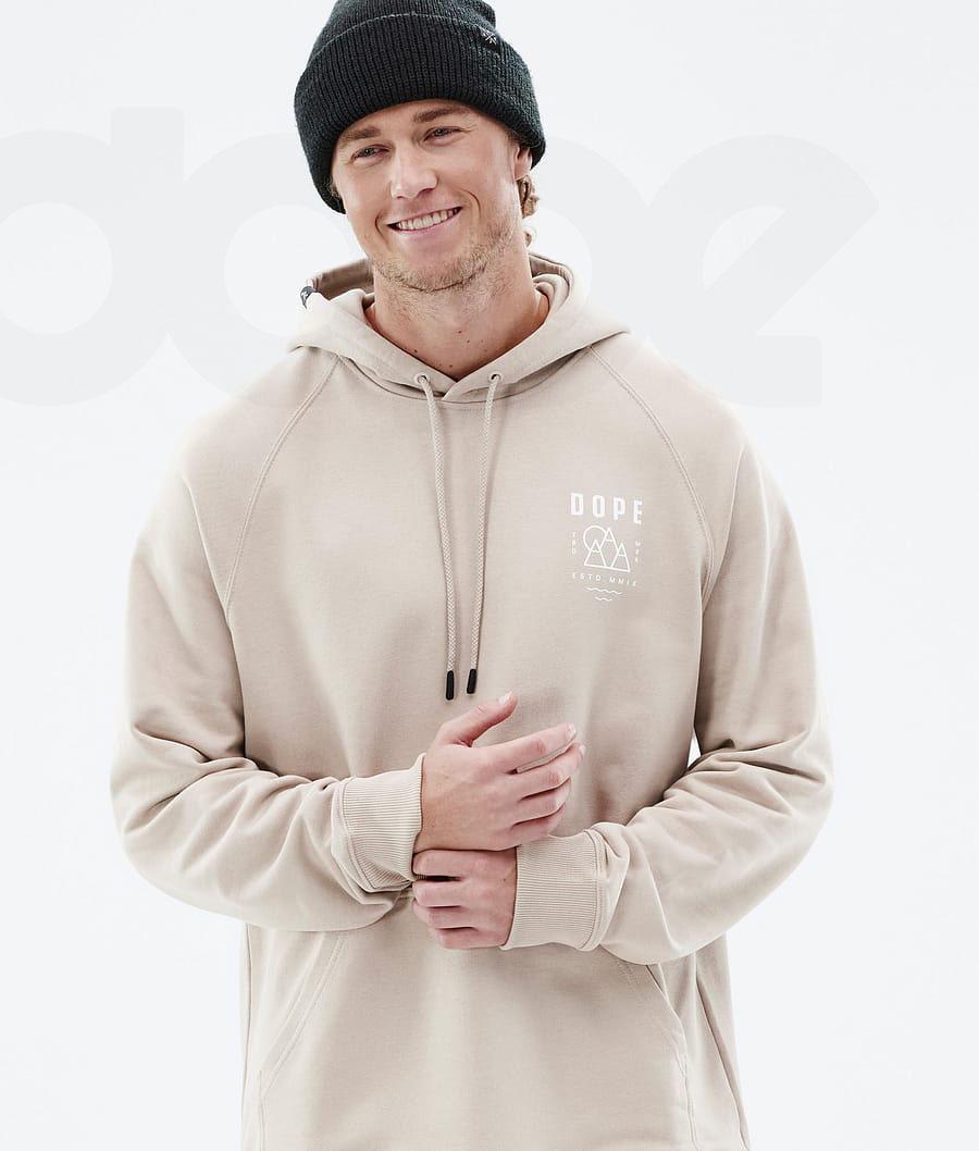 Sudadera Con Capucha Dope Common Summit Hombre Marrones | ESWY3010