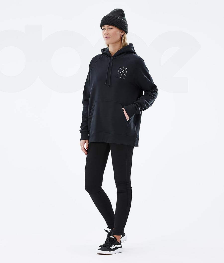 Sudadera Con Capucha Dope Common W 2X-Up Mujer Negras | ESRW3832