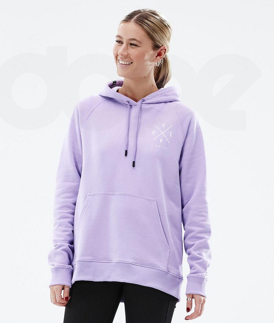 Sudadera Con Capucha Dope Common W 2X-Up Mujer Moradas | ESYU3830