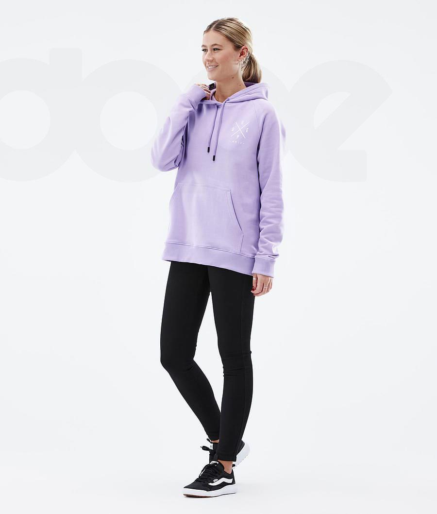 Sudadera Con Capucha Dope Common W 2X-Up Mujer Moradas | ESYU3830