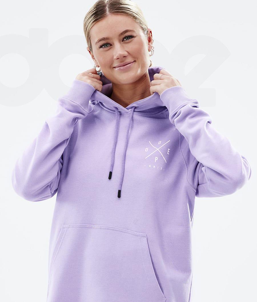 Sudadera Con Capucha Dope Common W 2X-Up Mujer Moradas | ESYU3830