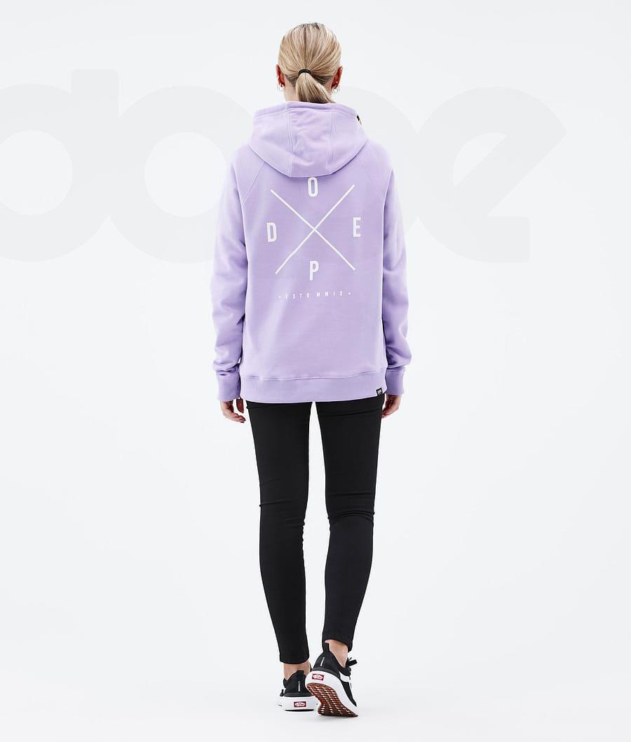 Sudadera Con Capucha Dope Common W 2X-Up Mujer Moradas | ESYU3830