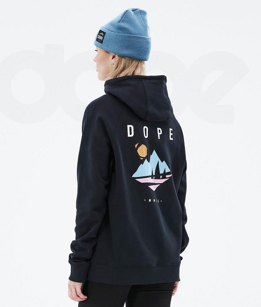 Sudadera Con Capucha Dope Common W Mujer Verde Negras | ESIS3828