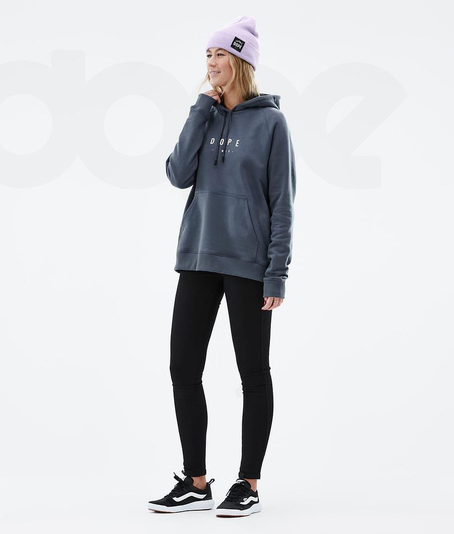 Sudadera Con Capucha Dope Common W Peak Mujer Azules | ESEX3833