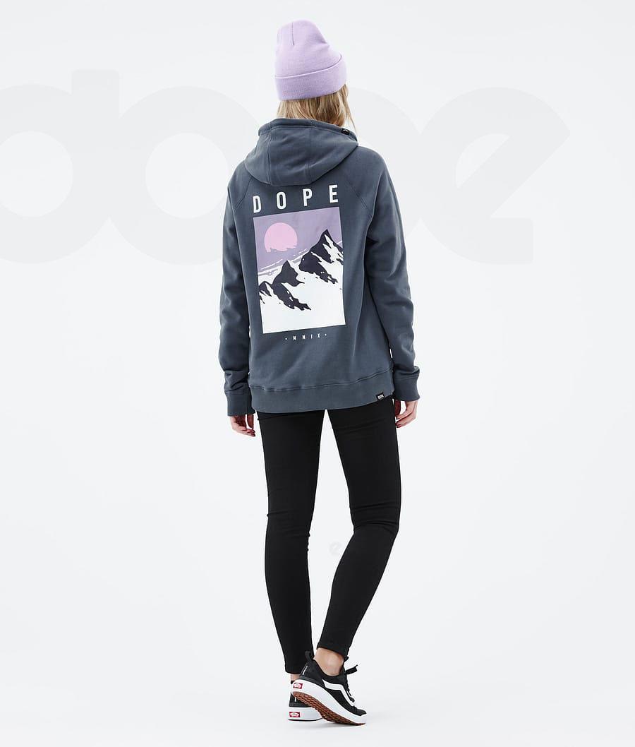 Sudadera Con Capucha Dope Common W Peak Mujer Azules | ESEX3833