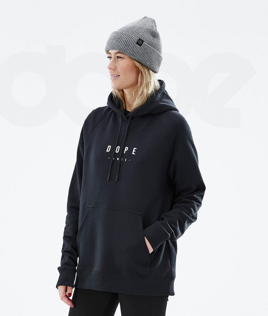 Sudadera Con Capucha Dope Common W Peak Mujer Negras | ESWY3834