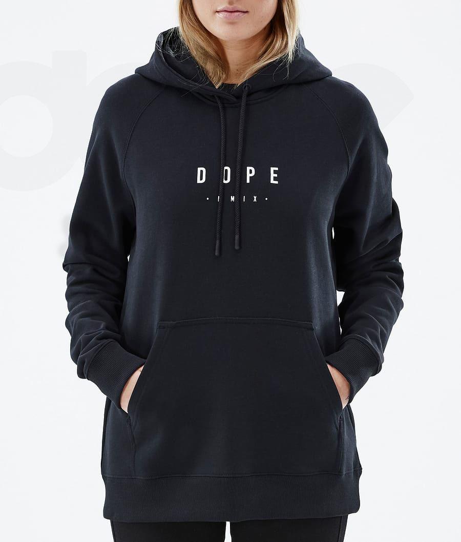 Sudadera Con Capucha Dope Common W Peak Mujer Negras | ESWY3834