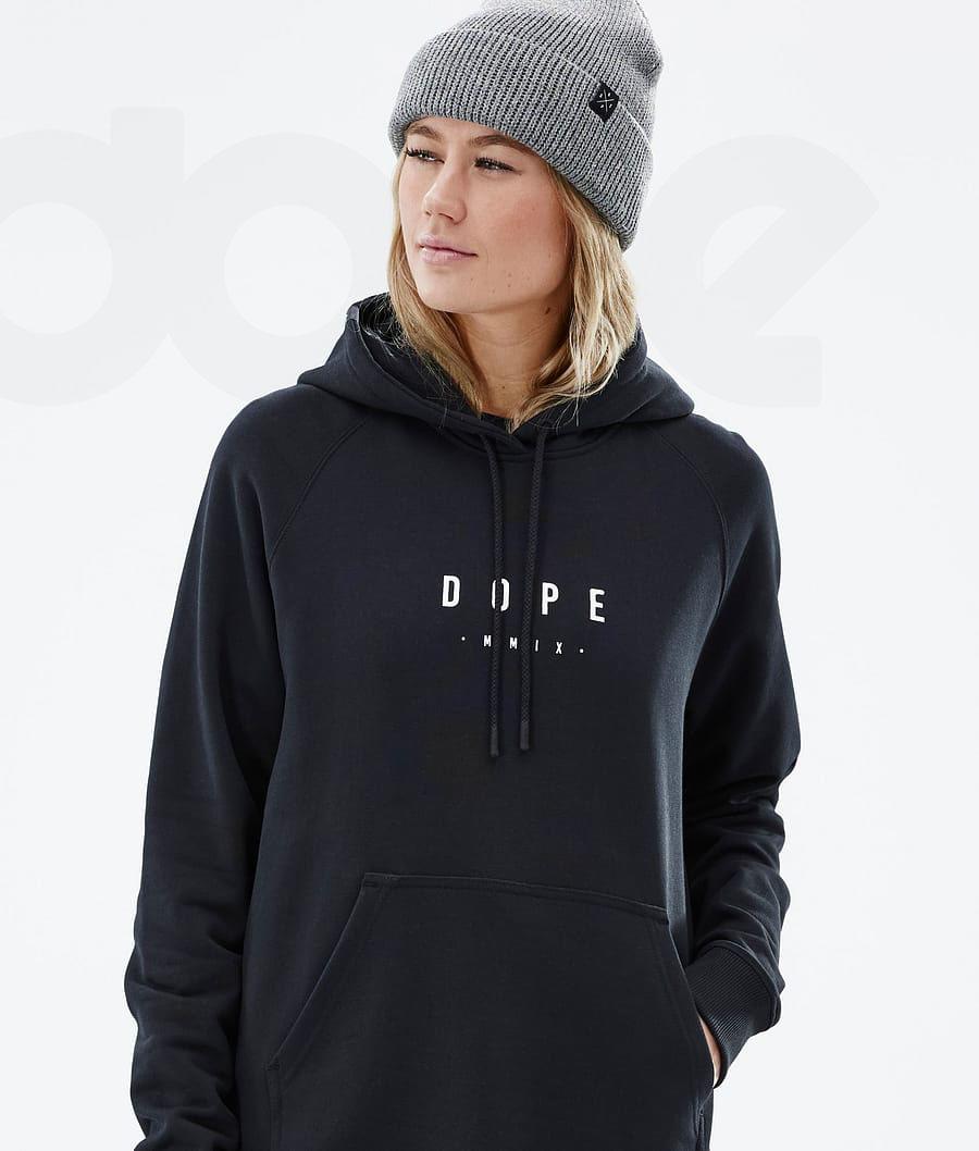 Sudadera Con Capucha Dope Common W Peak Mujer Negras | ESWY3834