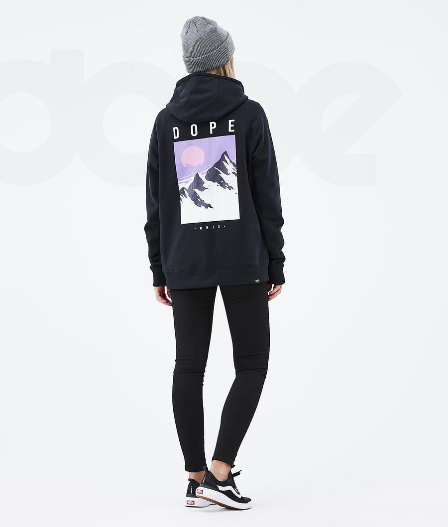 Sudadera Con Capucha Dope Common W Peak Mujer Negras | ESWY3834